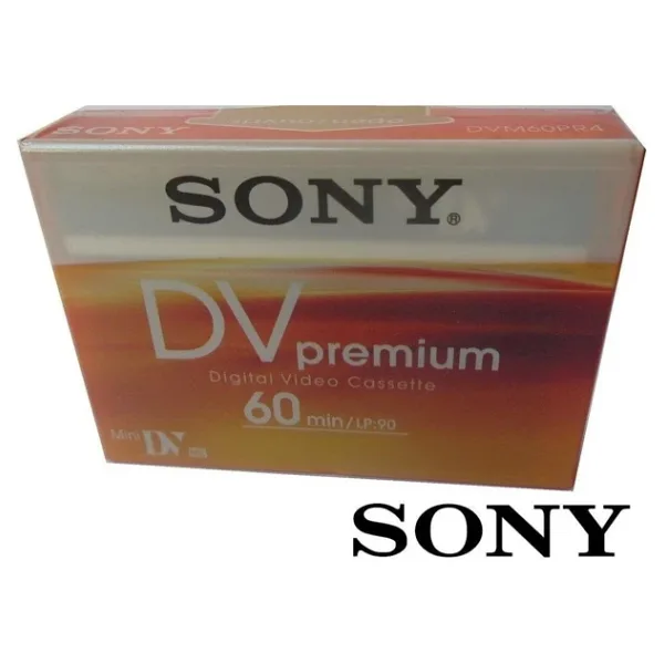 Sony PREMİUM KASET, SONY MİNİ DV KASET, TURUNCU KASET SARI KASET