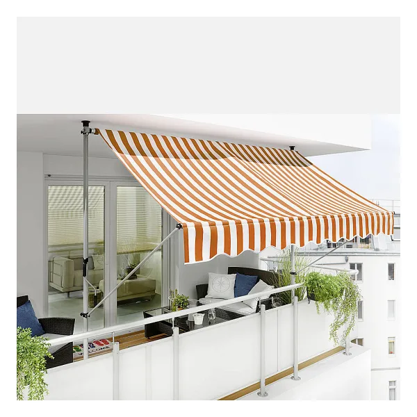 Sunfun Teleskopik Tente Turuncu-Beyaz 250x150 cm