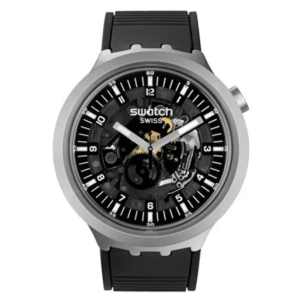Swatch Big Bold Irony Dark Irony SB07S105 Erkek Kol Saati