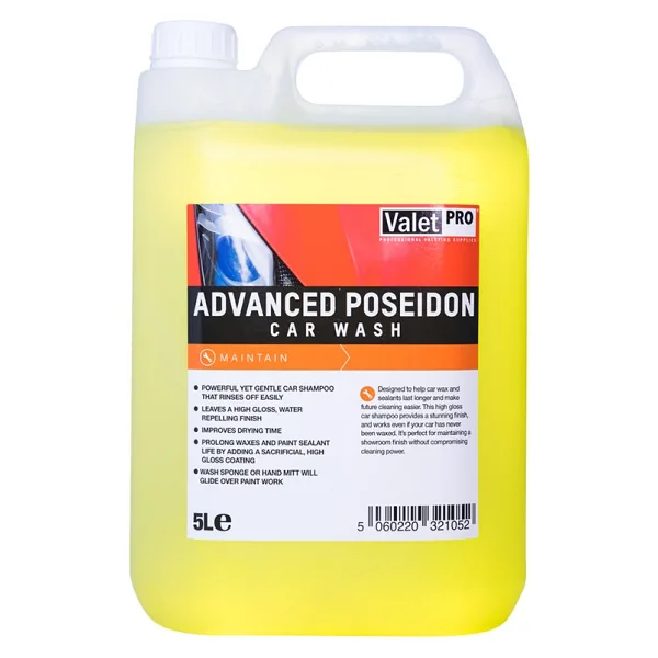 Valet PRO Advanced Poseidon Cilalı 5 lt Oto Şampuan