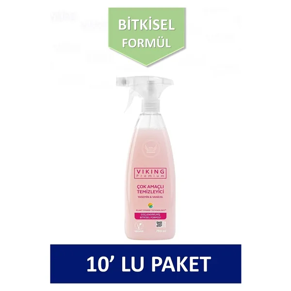 Viking Premium Yasemin & Vanilya 750 ml 10'lu Çok Amaçlı Temizleyici
