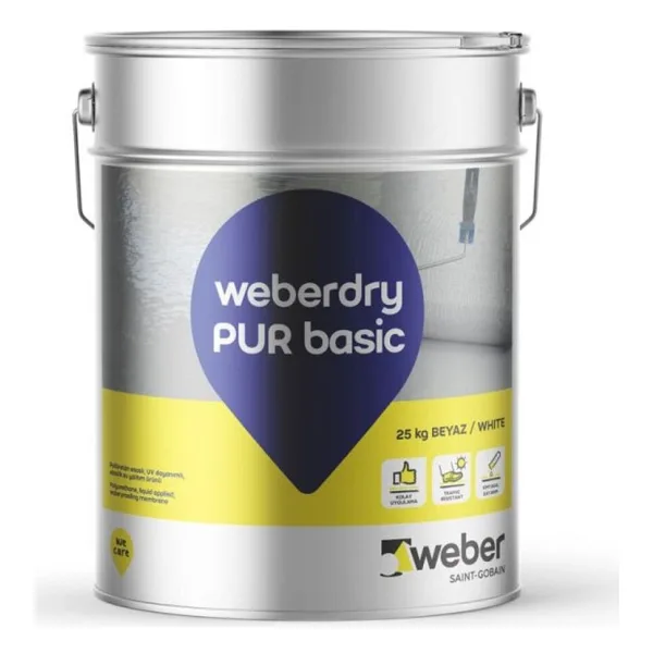 Weber Weberdry Pur Basic 25 kg Poliüretan Su Yalıtımı