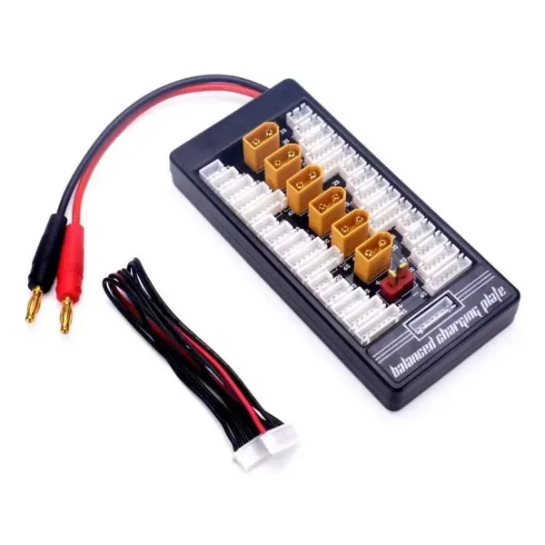 XT60 LiPo Paralel Şarj Kartı (Banana Beslemeli)