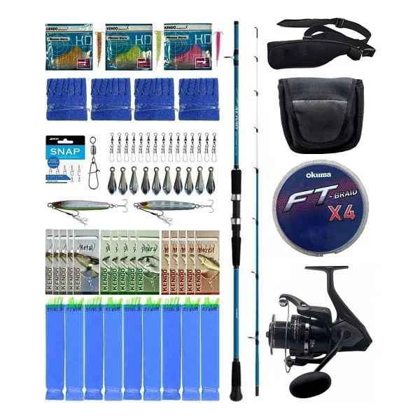 Yek Outdoor Hazır Tekne Oltası Seti Shimano Kamış Alivio Boat Quiver 2,10m 50-150g 2pc&Okuma Wave Power WP-6000A1 Olta Makinesi